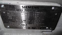 Siemens 125 HP 1200 RPM 445TC Squirrel Cage Motors 68992
