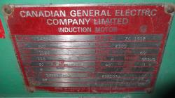 General Electric Canada 500 HP 1200 RPM 589US Squirrel Cage Motors 69798