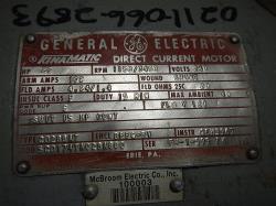 General Electric 25 HP 1150/3450 RPM 288AT DC Motors 71016