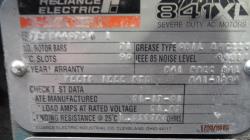 Reliance 200 HP 1200 RPM 449T Squirrel Cage Motors 72775