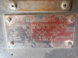 Siemens 125 HP 2290 RPM 160 DC Motors 74764