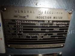 General Electric 350 HP 1180 RPM 6326P30 Vertical Motors 75566