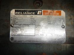 Reliance 60 HP 650/1000 RPM 3214ATZ DC Motors 76258