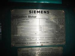 Siemens 800 HP 1800 RPM 508S Squirrel Cage Motors 76612
