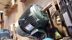 leeson 15 hp 1200 rpm 284t squirrel cage motors 77678