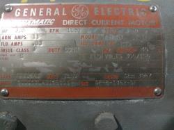 General Electric 3 HP 1150 RPM 219AT DC Motors 77870