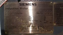 Siemens 700 HP 3600 RPM 5011Z Squirrel Cage Motors 77973