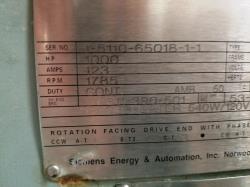 Siemens 1000 HP 1800 RPM 5810UZ Squirrel Cage Motors 78201