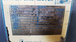 Louis-Allis 300 HP 1200 RPM 7110CS Squirrel Cage Motors 78479