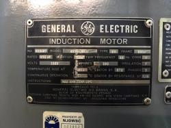 General Electric 1250 HP 1775 RPM 8339 Vertical Motors 78741