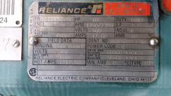 Reliance 10 HP 1750/2300 RPM LC2512ATZ DC Motors 78917