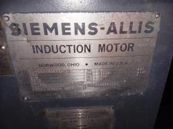 Siemens-Allis 900 HP 3600 RPM 589US Squirrel Cage Motors 79923