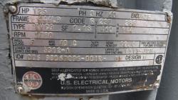 US Electric 125 HP 1780 RPM 444LP Vertical Motors 82698
