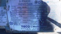 Teco Westinghouse 400 HP 1800 RPM 5011C Squirrel Cage Motors 82817