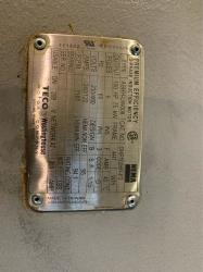 Teco Westinghouse 60 HP 1200 RPM 404T Squirrel Cage Motors 83387