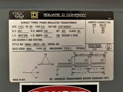 Square D 5 KVA Transformers 83962