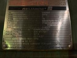 Reliance 600 HP 300/810 RPM B966AT DC Motors 84111