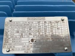 Siemens 50 HP 1800 RPM 326T Squirrel Cage Motors 84116