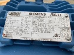 Siemens 50 HP 1800 RPM 326T Squirrel Cage Motors 84116