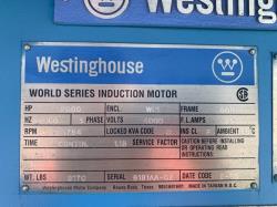 Westinghouse 2000 HP 1800 RPM 5010 Squirrel Cage Motors 84638