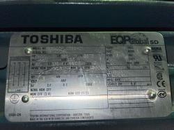 Toshiba 200 HP 3600 RPM 447TS Squirrel Cage Motors 85765