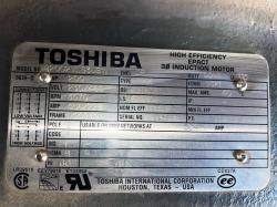 Toshiba 200 HP 3600 RPM 444TS Squirrel Cage Motors 85779
