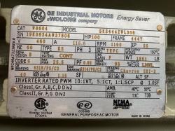 General Electric 100 HP 1200 RPM 444T Squirrel Cage Motors 85964