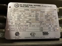 General Electric 25 HP 1200 RPM 324T Squirrel Cage Motors 85996