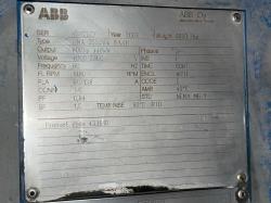 abb 600 hp 1200 rpm 355s squirrel cage motors 86006