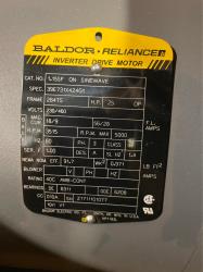 baldor reliance 25 hp 3600 rpm 284ts squirrel cage motors 86370