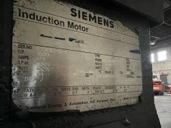 Siemens 1500 HP 3600 RPM 5810S Squirrel Cage Motors 87331