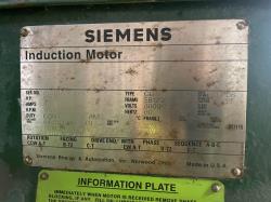Siemens 1500 HP 1800 RPM 5812S Squirrel Cage Motors 87647