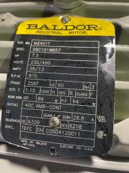 Baldor 5 HP 900 RPM 256T Squirrel Cage Motors 87667