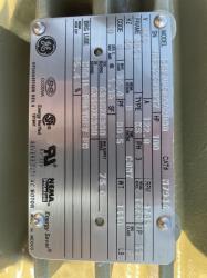 General Electric 100 HP 1800 RPM 405T Squirrel Cage Motors 87710