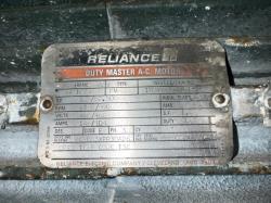 Reliance 125 HP 1780 RPM 445TCZ Multi Speed Motors 87942