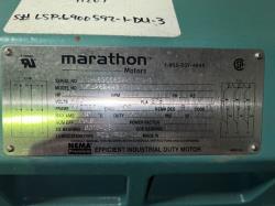 Marathon 250 HP 3600 RPM 445TSD Squirrel Cage Motors 87952