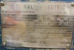 General Electric 300 HP 1800 RPM 8188S Squirrel Cage Motors 88153