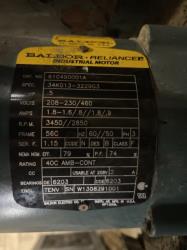 Reliance 75 HP 1800 RPM L3699 Squirrel Cage Motors 88183