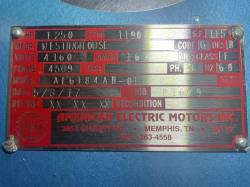 Westinghouse 1250 HP 1200 RPM 4509 Squirrel Cage Motors 88188