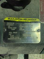Baldor-Reliance 75 HP 1750/2100 RPM C2514ATZ DC Motors 88222