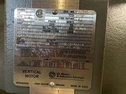 General Electric 100 HP 1780 RPM L404TP20 Vertical Motors 88302