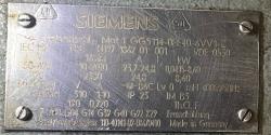 Siemens 10 HP 2070/2380 RPM 112 DC Motors 88337