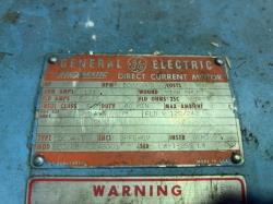 General Electric 50 HP 500/2000 RPM 504AT DC Motors 88363