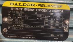 Baldor-Reliance 60 HP 1200 RPM 365TCZ Squirrel Cage Motors 88418