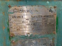 Westinghouse 400 HP 1200 RPM 5808B Squirrel Cage Motors 88461