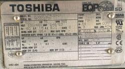 Toshiba 100 HP 1200 RPM 444T Squirrel Cage Motors 88516