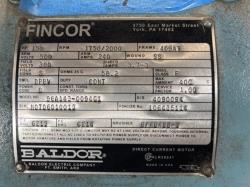 Baldor 150 HP 1750/2000 RPM 409ATZ DC Motors 88592