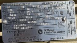 General Electric 50 HP 900 RPM 404T Squirrel Cage Motors 88688