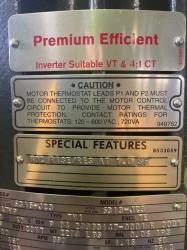 US Electric 100 HP 890 RPM 447VP Vertical Motors 88788