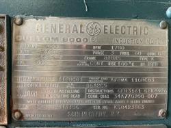 General Electric 500 HP 1800 RPM 8288S Squirrel Cage Motors 89101